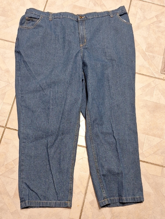 Woman Within Denim - q ,womens  Classic Blue Denim Jeans 28WP